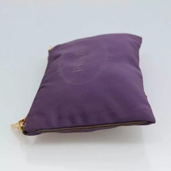 PRADA Pouch Nylon Purple Auth yk16822 - Picture 10 of 16